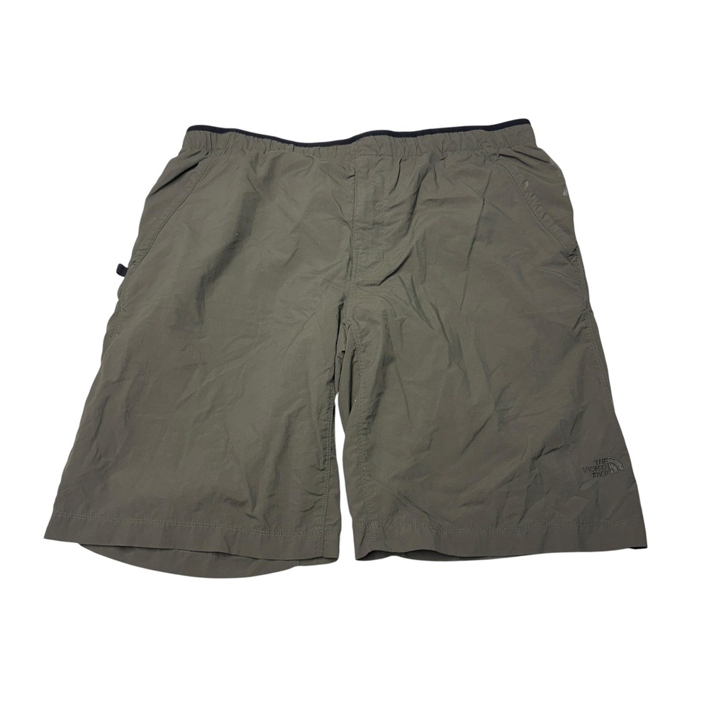 The North Face Mens Horizon Nylon Ripstop Hiking Shorts Olive ‎ Brown L W36 L10